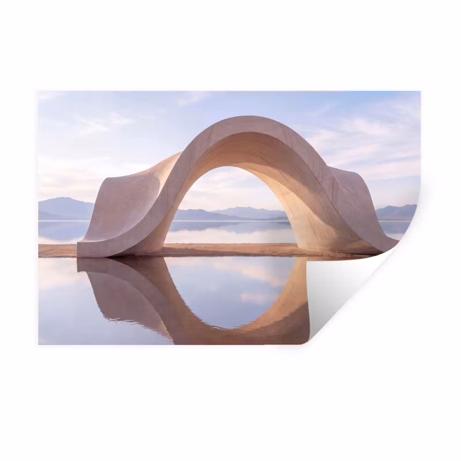 Muursticker - Boog - Water - Natuur — 1