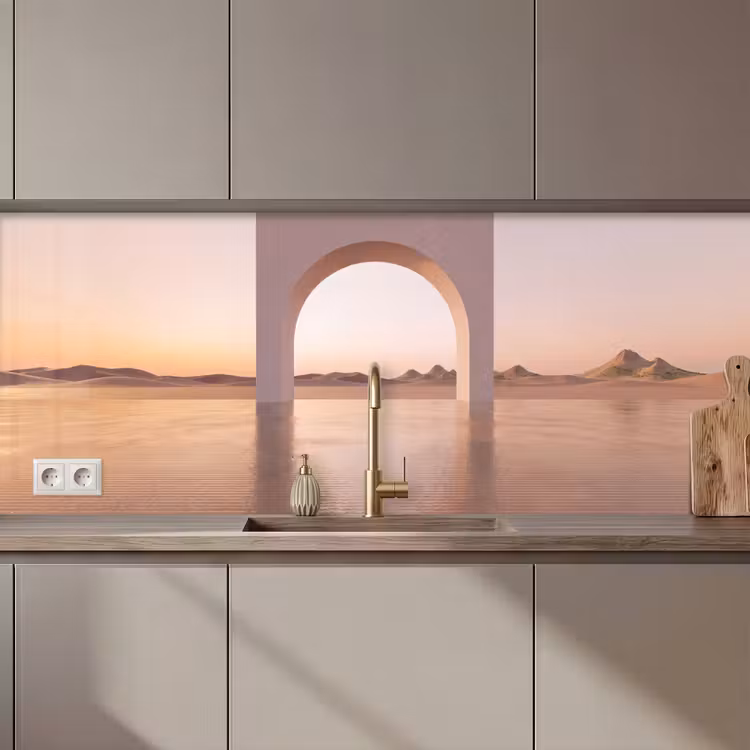 Keuken achterwand - Boog - woestijn - natuur — 1
