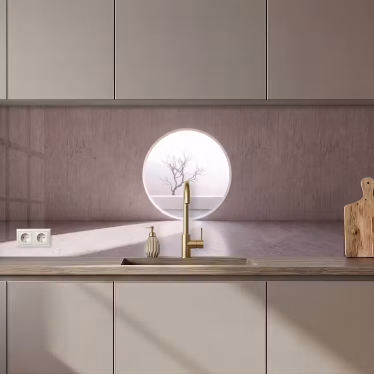 Keuken achterwand - Boom - Cirkel - Modern — 1