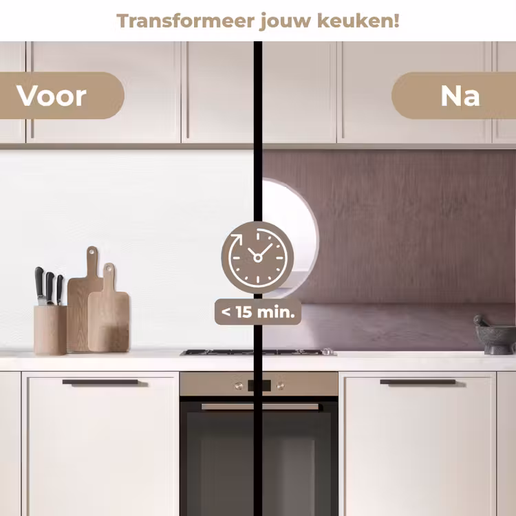 Keuken achterwand - Boom - Cirkel - Modern — 3