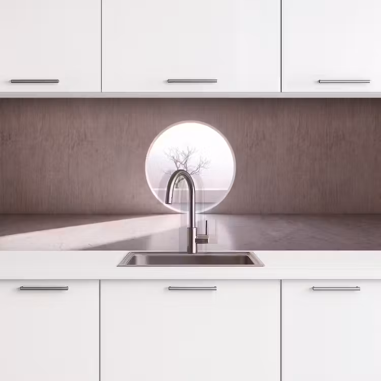 Keuken achterwand - Boom - Cirkel - Modern — 4