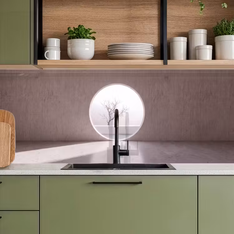 Keuken achterwand - Boom - Cirkel - Modern — 8