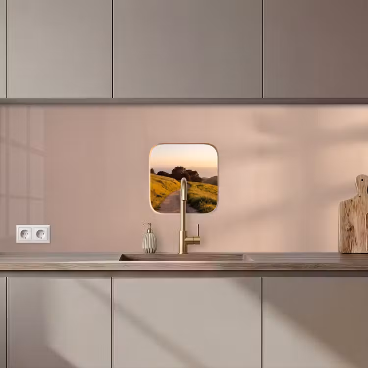 Keuken achterwand - Uitzicht - Kust - Natuur — 1