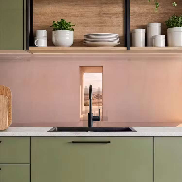 Keuken achterwand - Uitzicht - Natuur - Rust — 8