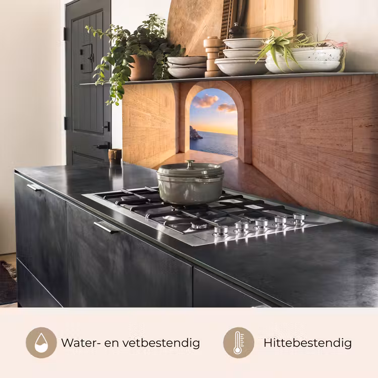 Keuken achterwand - Zee - Landschap - Avond — 5