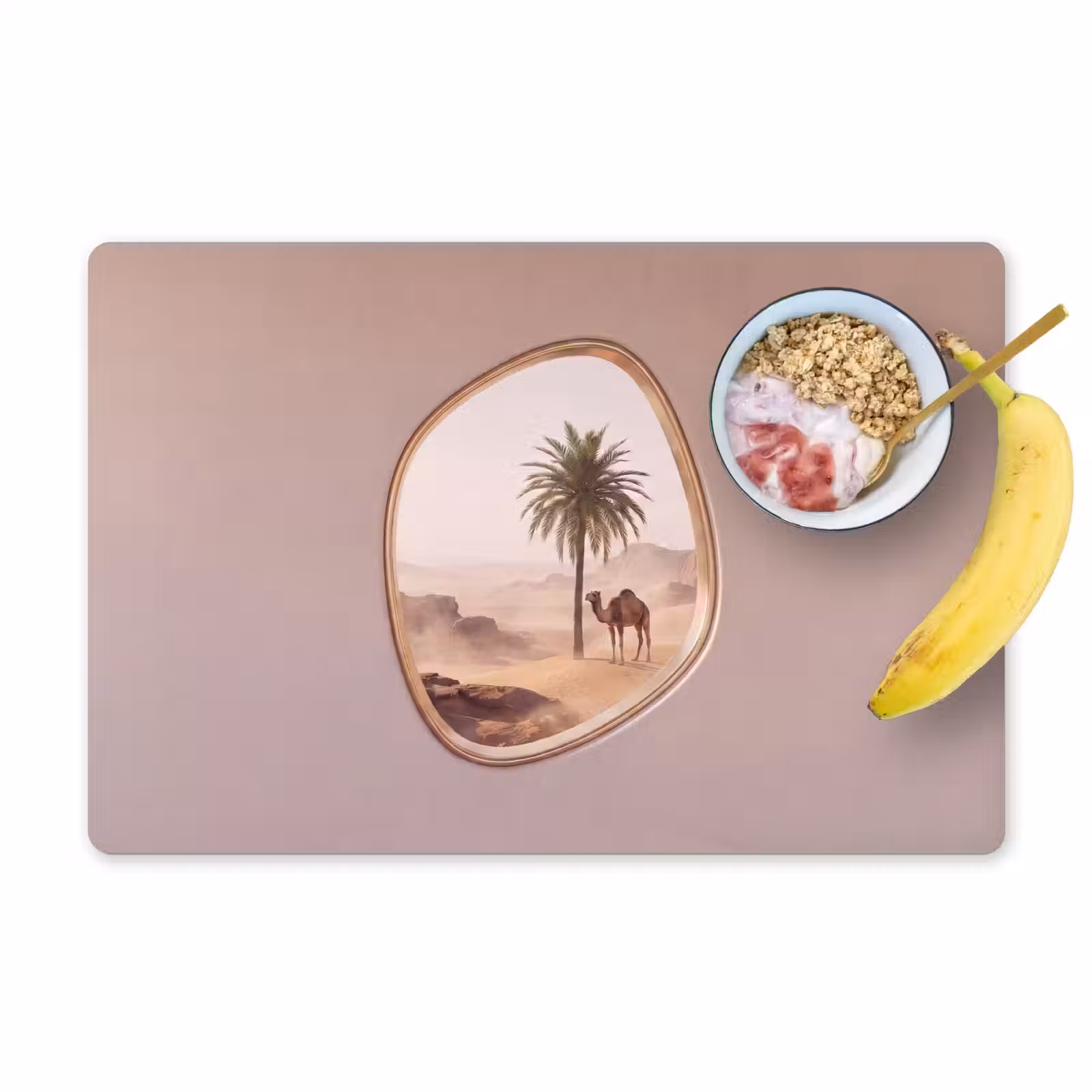 Placemat - 6 stuks - Kameel - Woestijn - Natuur — 1