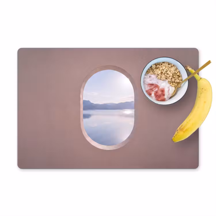 Placemat - 6 stuks - Landschap - Water - Modern — 1
