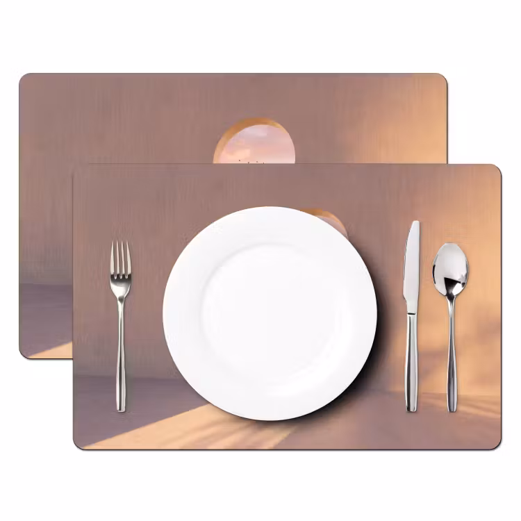 Placemat - 6 stuks - Sleutelgat - Natuur - Zon — 2