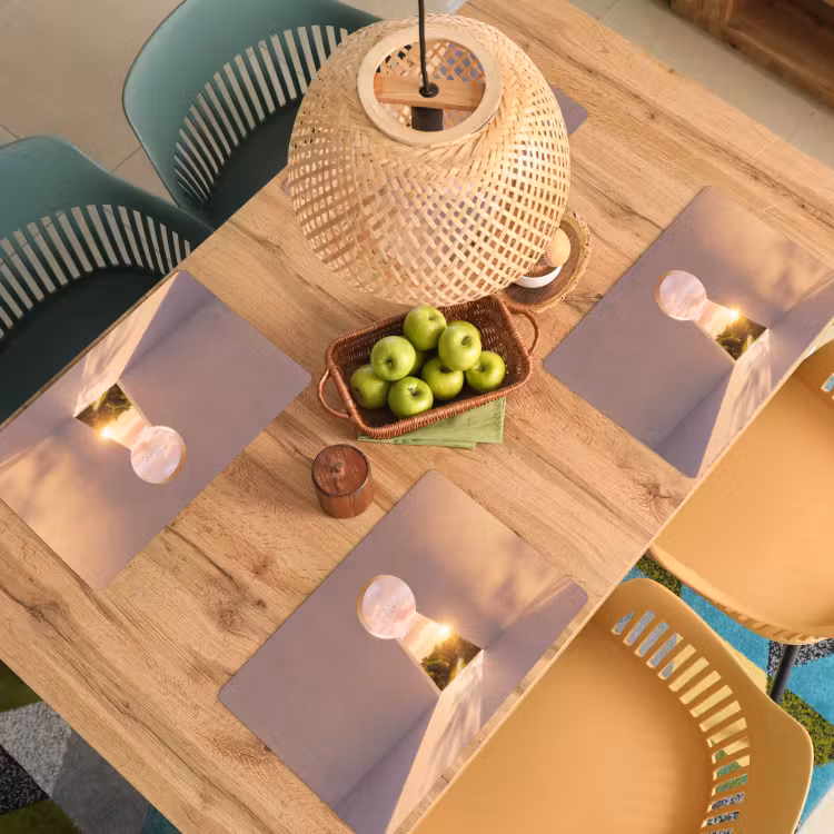 Placemat - 6 stuks - Sleutelgat - Natuur - Zon — 4