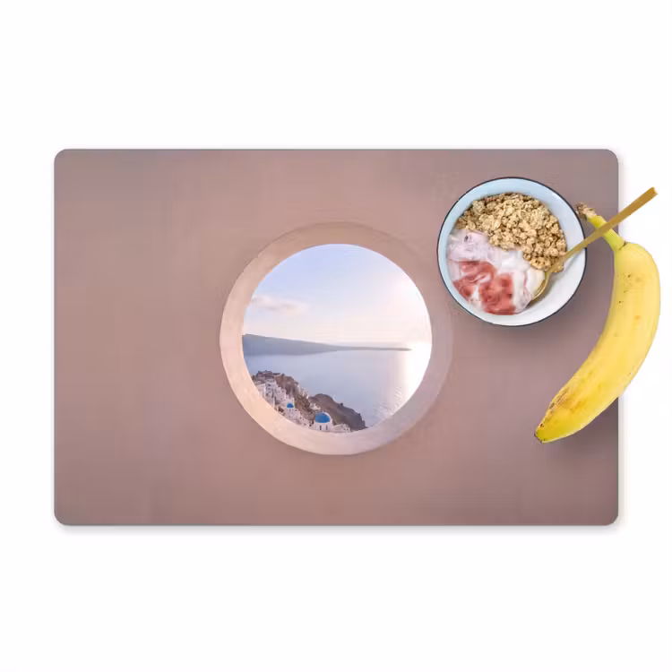 Placemat - 6 stuks - Uitzicht - Zee - Natuur — 1