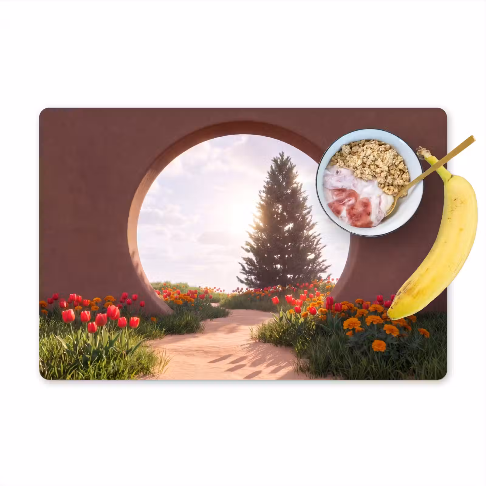 Placemat - 6 stuks - Pad - Bloemen - Natuur — 1