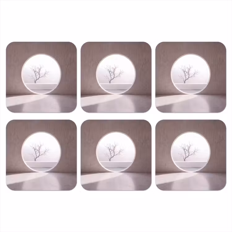 Onderzetter - Boom - Cirkel - Modern — 1
