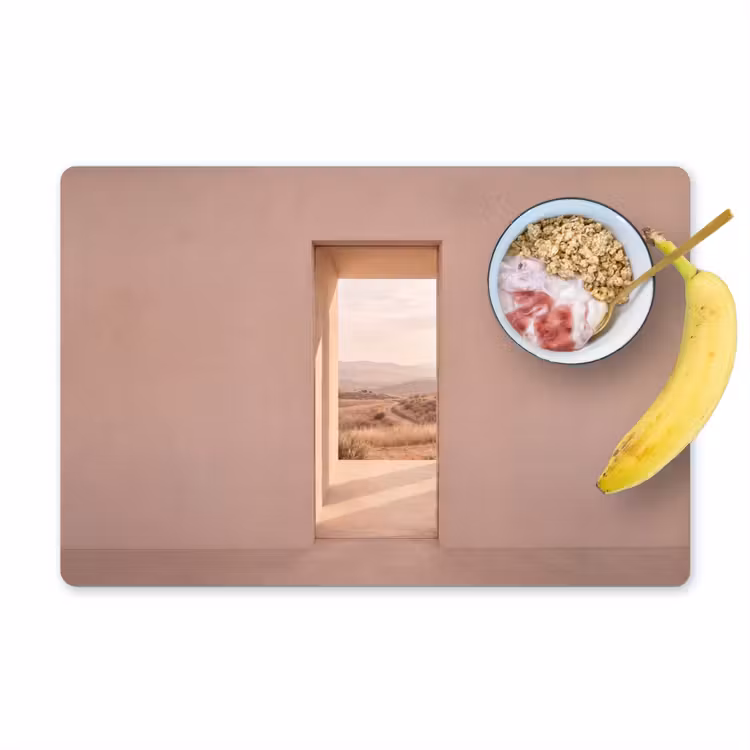 Placemat - 6 stuks - Uitzicht - Natuur - Rust — 1