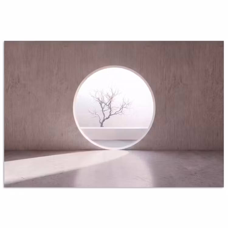 Poster - Boom - Cirkel - Modern — 1