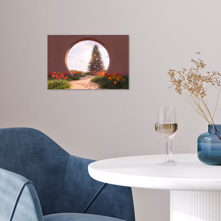 Poster - Pad - Bloemen - Natuur — 4