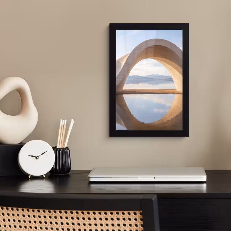 Poster met lijst - Boog - Water - Natuur — 3
