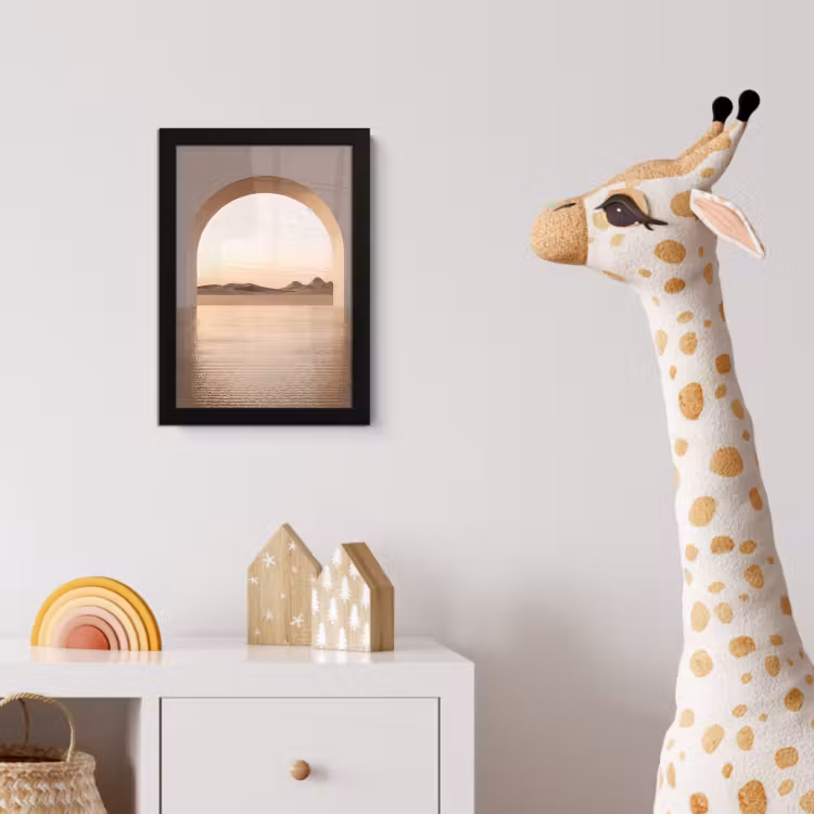 Poster met lijst - Boog - woestijn - natuur — 5