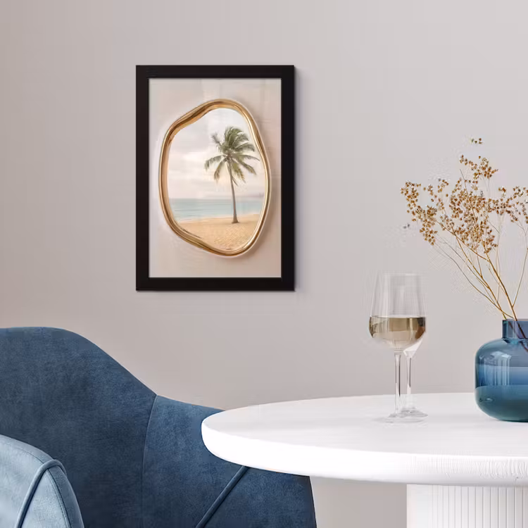 Poster met lijst - Tropisch - Landschap - Kust — 2