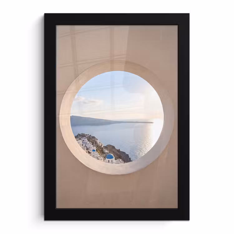 Poster met lijst - Uitzicht - Zee - Natuur — 1