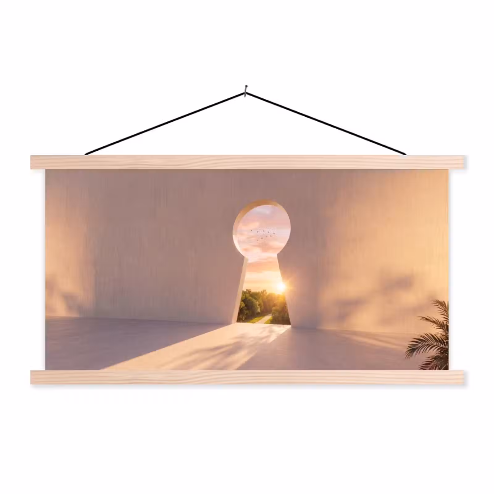 Schoolplaat - Sleutelgat - Natuur - Zon — 1