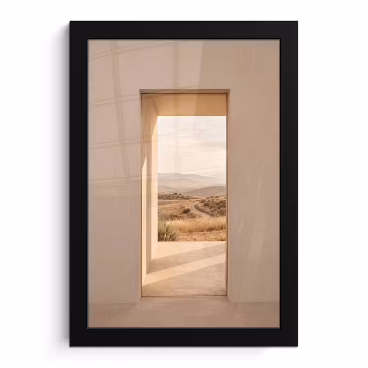 Poster met lijst - Uitzicht - Natuur - Rust — 1