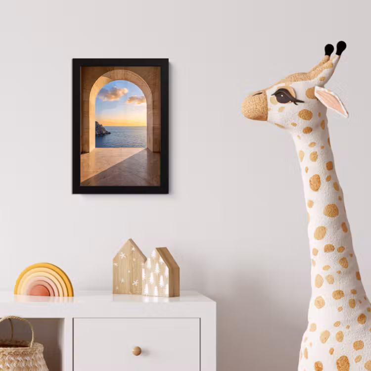 Poster met lijst - Zee - Landschap - Avond — 5