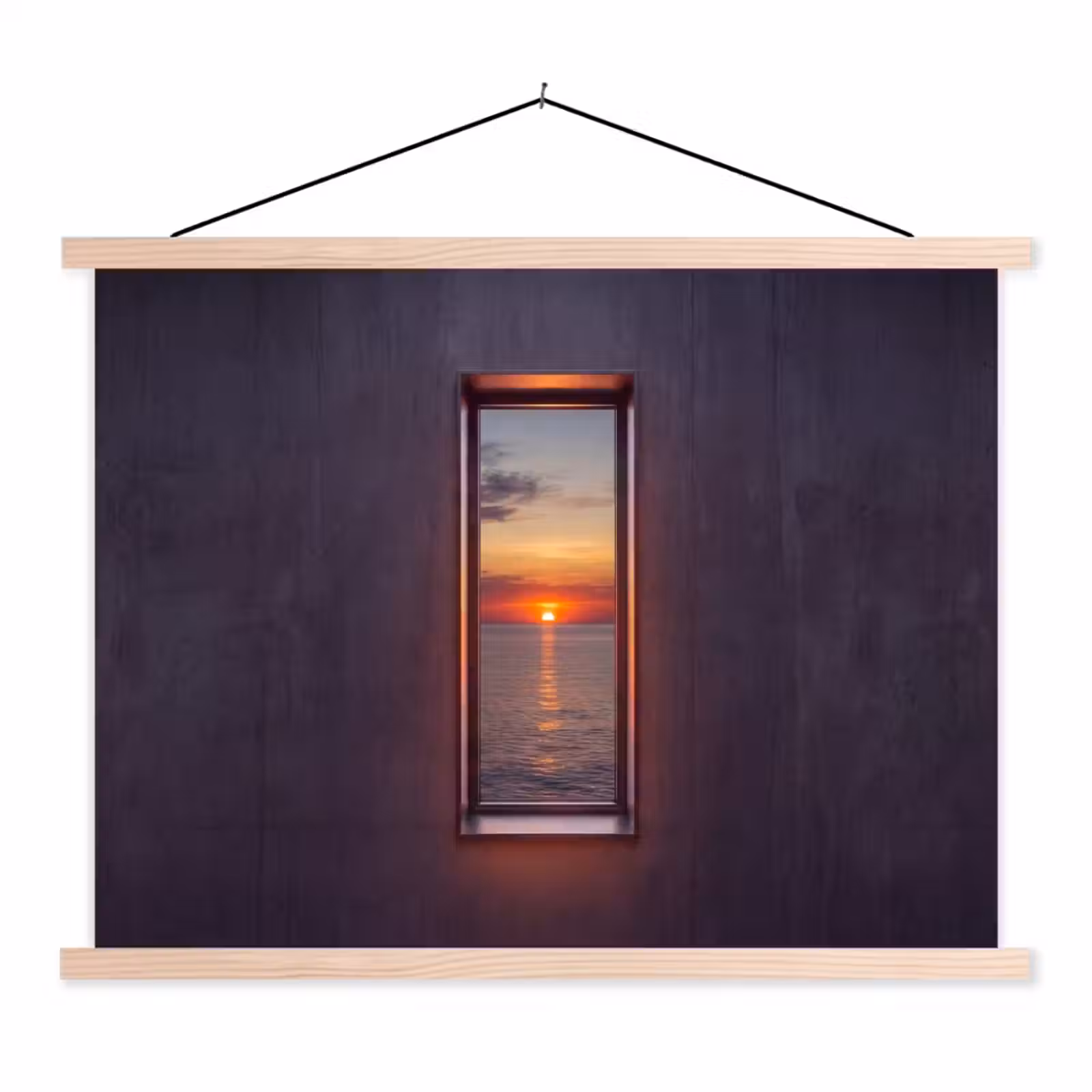 Schoolplaat - Zonsondergang - Zee - Natuur — 1