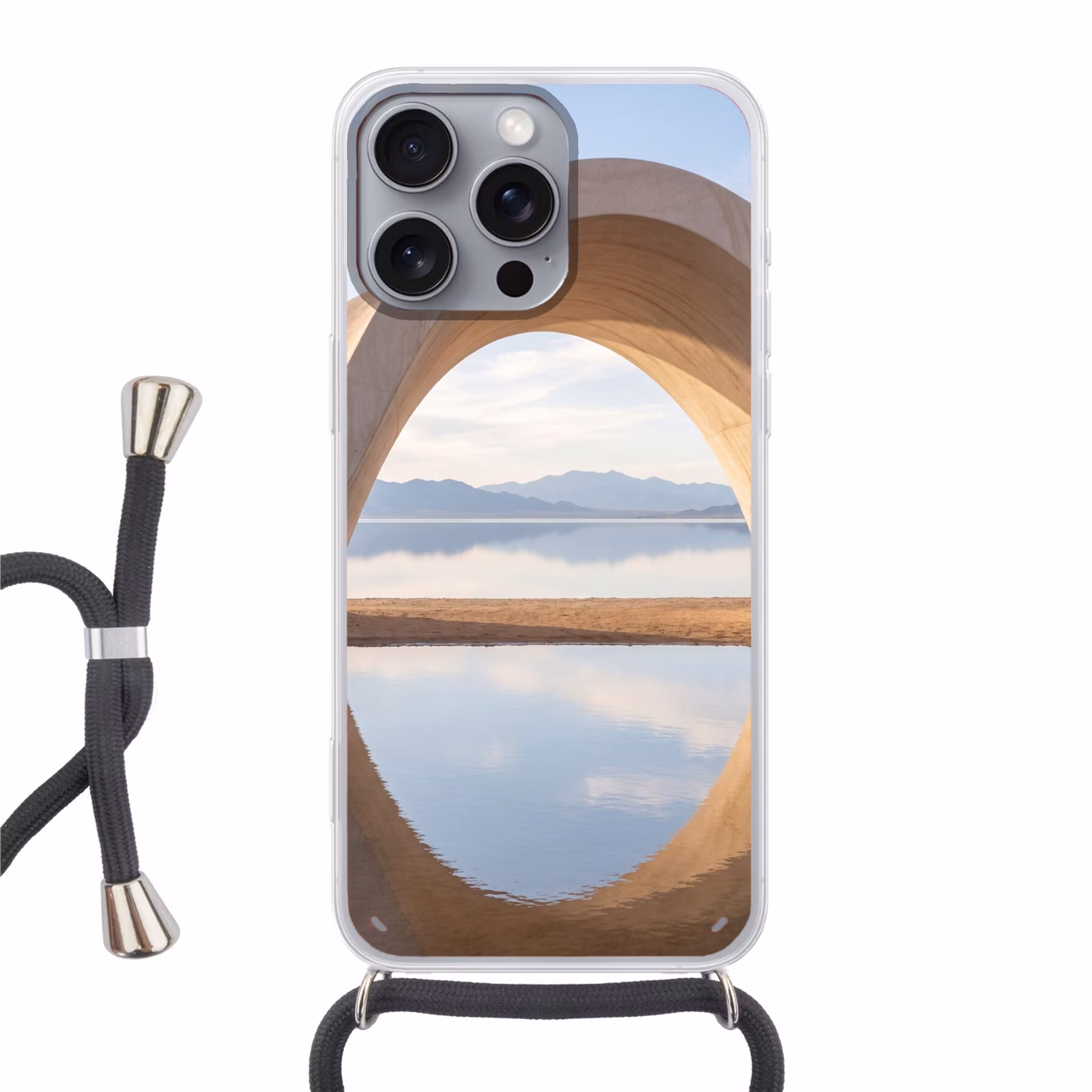 Telefoonhoesje met koord - Boog - Water - Natuur — 1