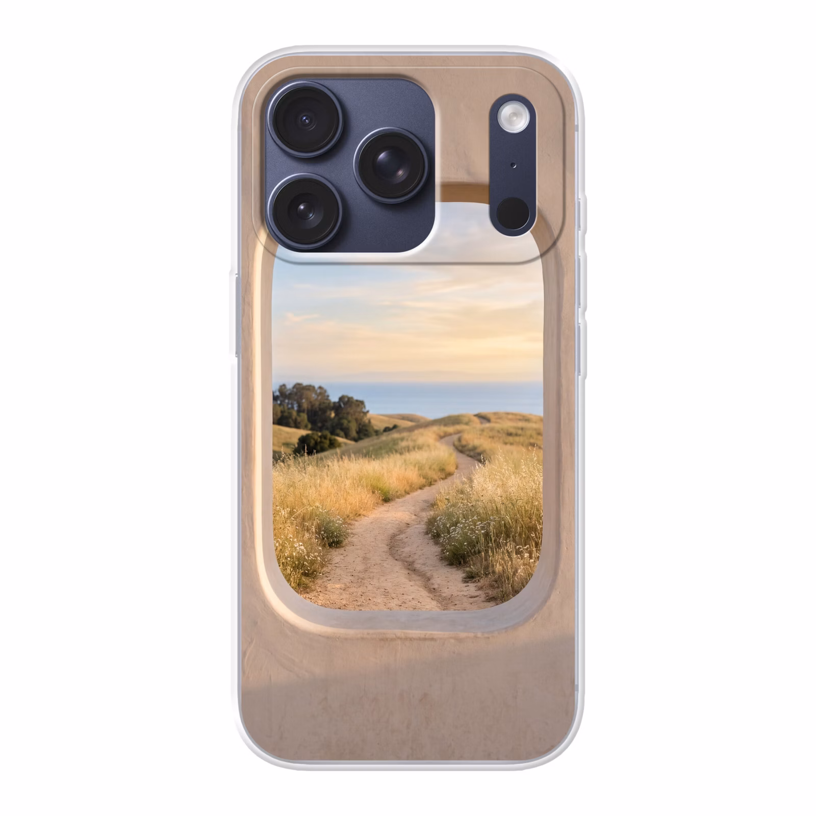 Telefoonhoesje - Uitzicht - Kust - Natuur — 1