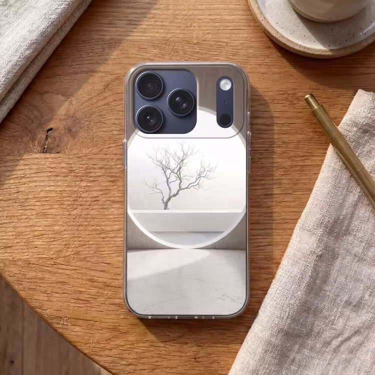 Telefoonhoesje - Boom - Cirkel - Modern — 2