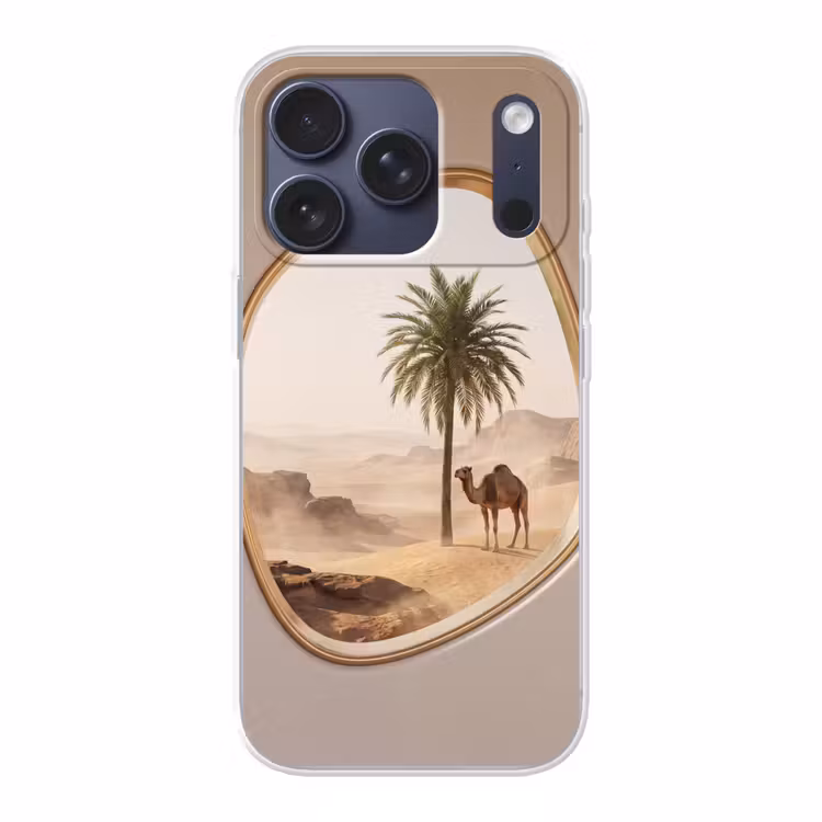 Telefoonhoesje - Kameel - Woestijn - Natuur — 1