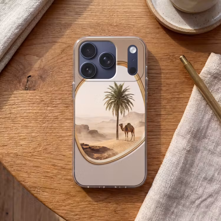 Telefoonhoesje - Kameel - Woestijn - Natuur — 2