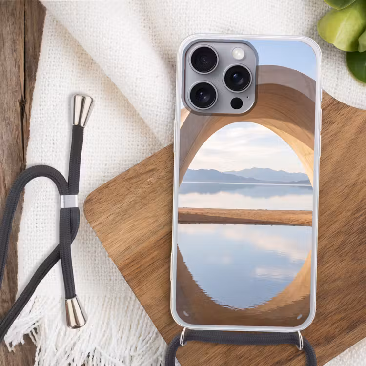 Telefoonhoesje met koord - Boog - Water - Natuur — 3