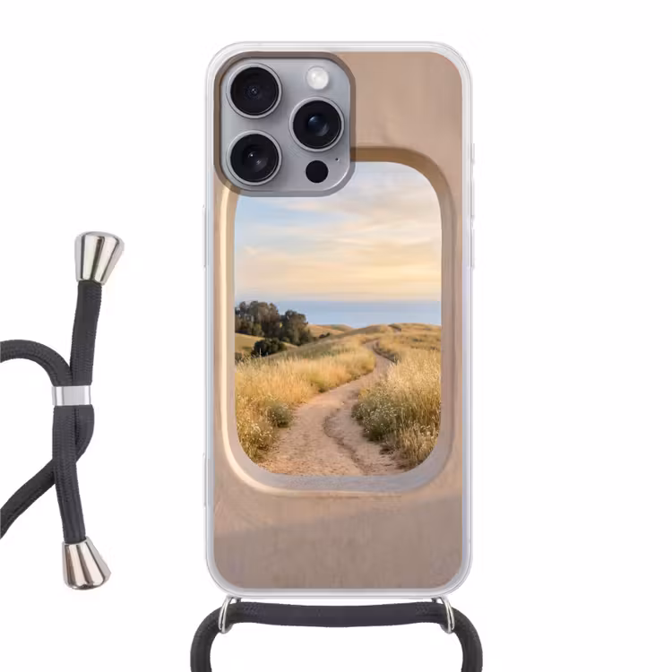 Telefoonhoesje met koord - Uitzicht - Kust - Natuur — 1