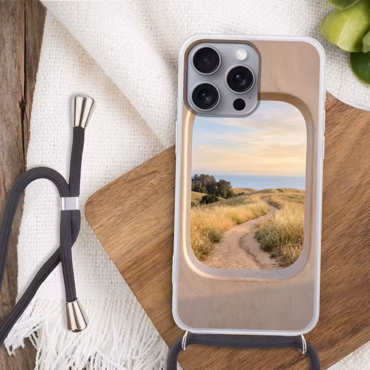 Telefoonhoesje met koord - Uitzicht - Kust - Natuur — 3