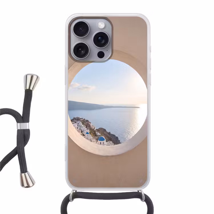 Telefoonhoesje met koord - Uitzicht - Zee - Natuur — 1