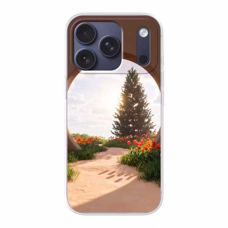 Telefoonhoesje - Pad - Bloemen - Natuur — 1