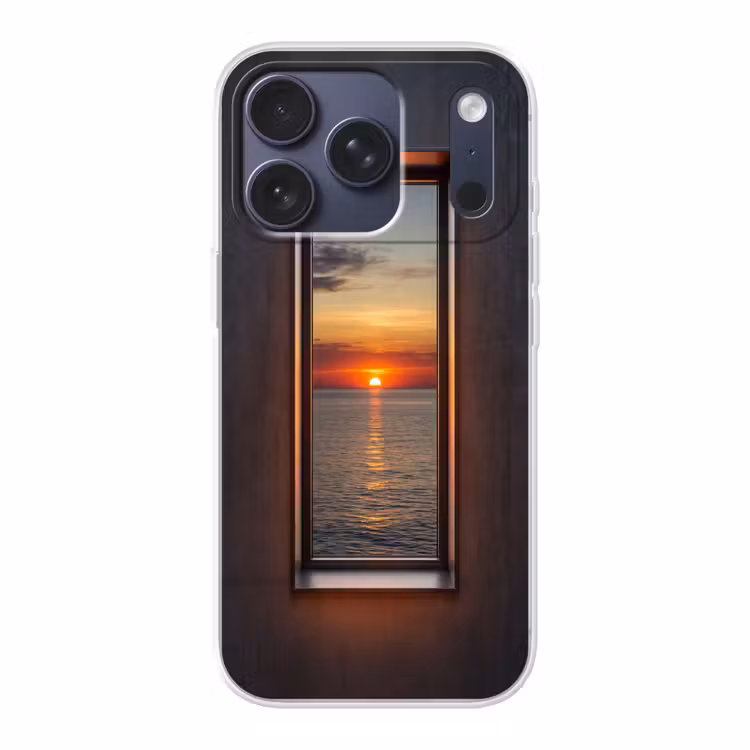 Telefoonhoesje - Zonsondergang - Zee - Natuur — 1