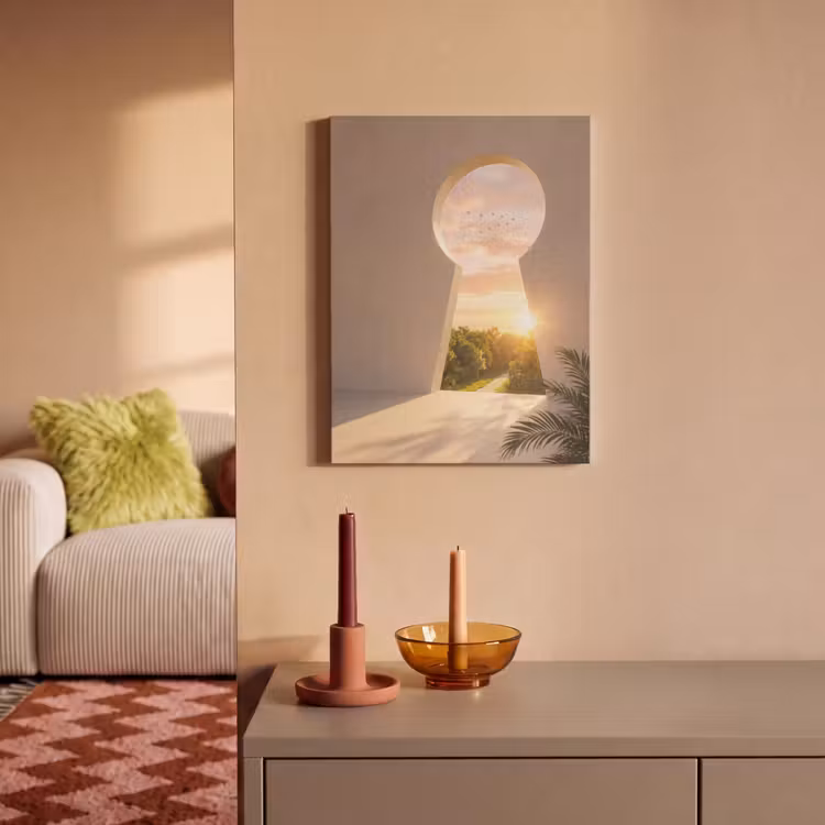 Akoestisch schilderij - Sleutelgat - Natuur - Zon — 2