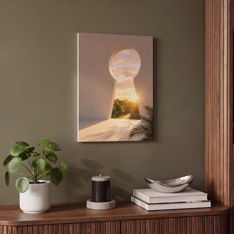 Akoestisch schilderij - Sleutelgat - Natuur - Zon — 4