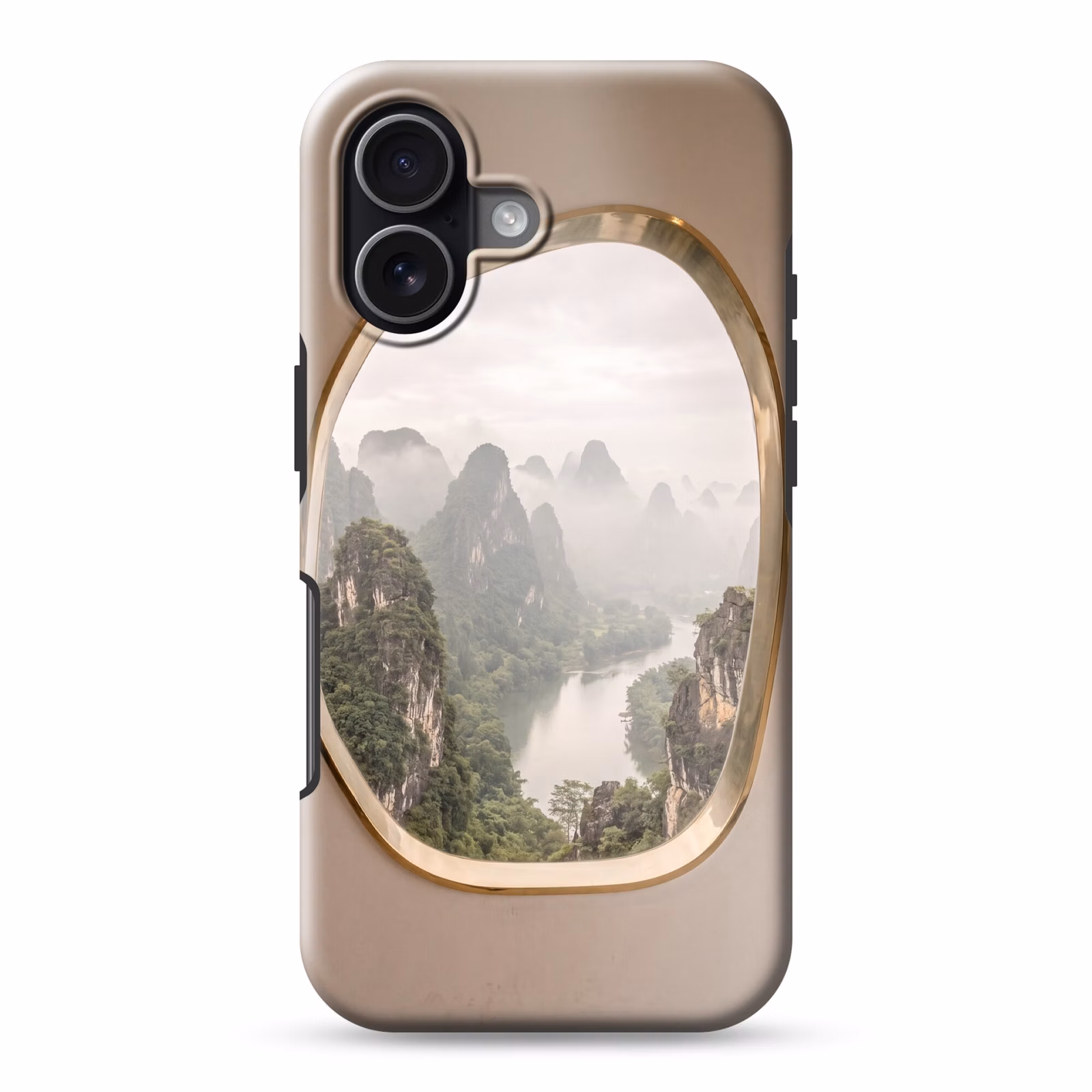 Telefoonhoesje Toughcase - Bergen - Rivier - Natuur — 1