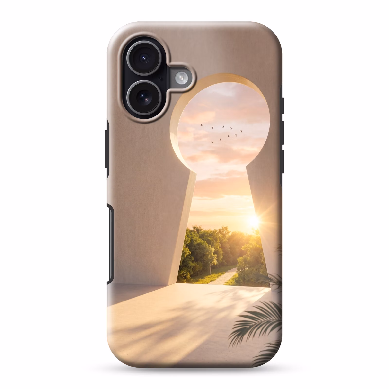 Telefoonhoesje Toughcase - Sleutelgat - Natuur - Zon — 1