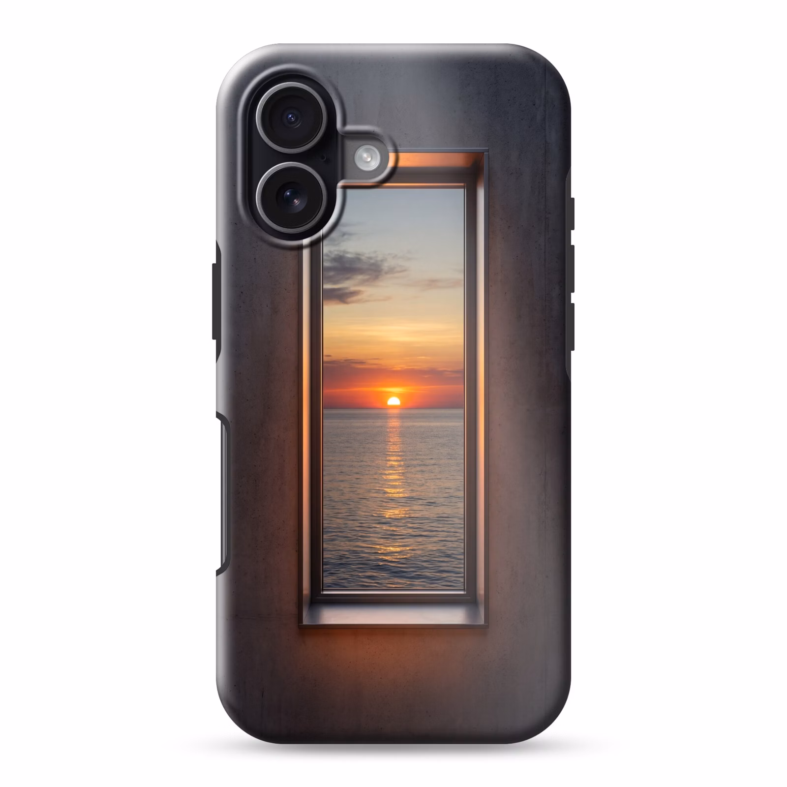 Telefoonhoesje Toughcase - Zonsondergang - Zee - Natuur — 1