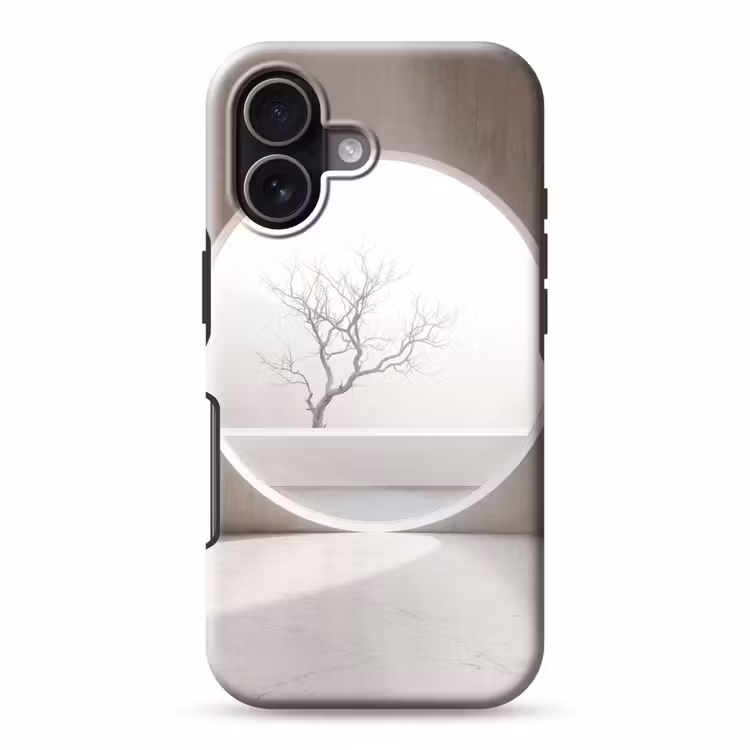 Telefoonhoesje Toughcase - Boom - Cirkel - Modern — 1