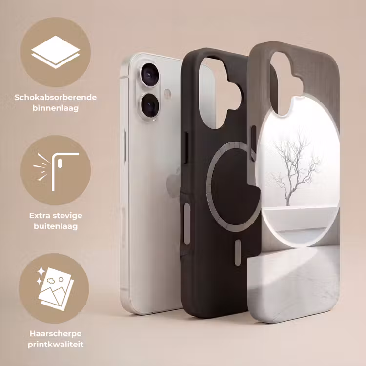 Telefoonhoesje Toughcase - Boom - Cirkel - Modern — 3