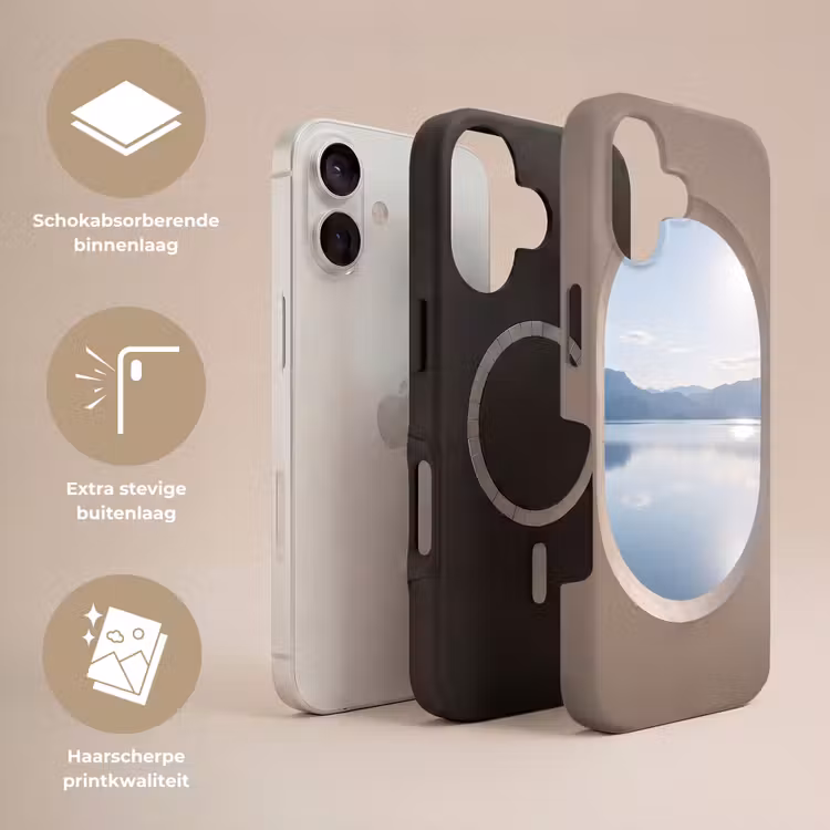 Telefoonhoesje Toughcase - Landschap - Water - Modern — 3
