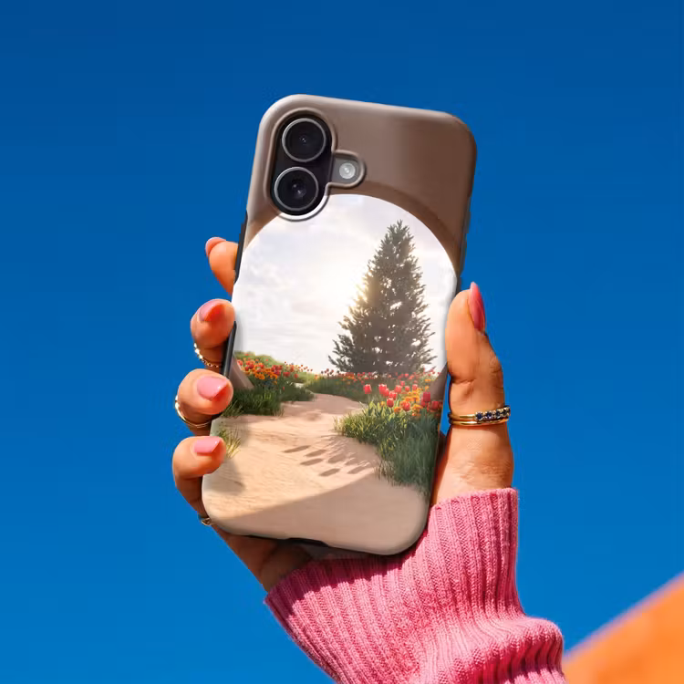 Telefoonhoesje Toughcase - Pad - Bloemen - Natuur — 2