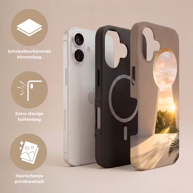Telefoonhoesje Toughcase - Sleutelgat - Natuur - Zon — 3