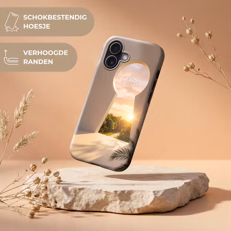 Telefoonhoesje Toughcase - Sleutelgat - Natuur - Zon — 5