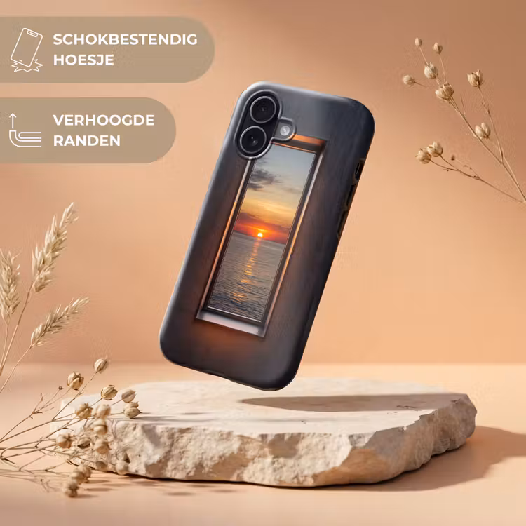 Telefoonhoesje Toughcase - Zonsondergang - Zee - Natuur — 5